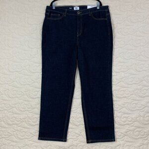 NEW Penningtons d/C 1948 Slim Leg Jeans Dark Wash Blue Size 20